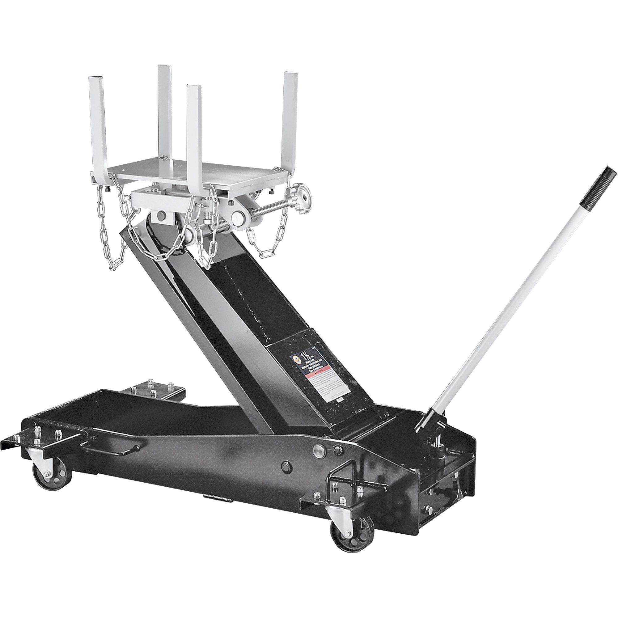 Omega 1 1/2-Ton Floor-Style Transmission Jack, Model# 43000
